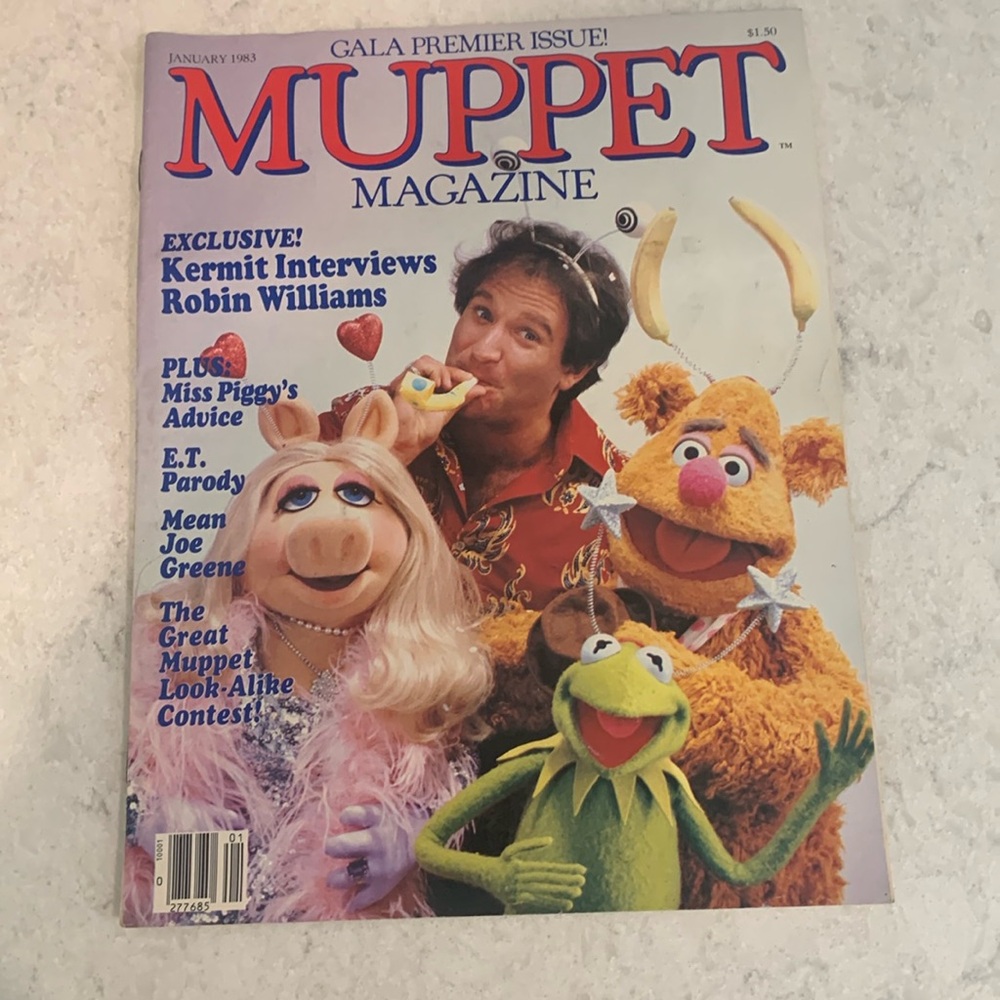 Vintage 1983 Muppets Magazines: January, Spring, Summer, Fall, Winter